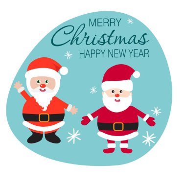 Mutlu Noeller Koleksiyonlarının Yazıcı El 'i. Vektör İllüstrasyonu.