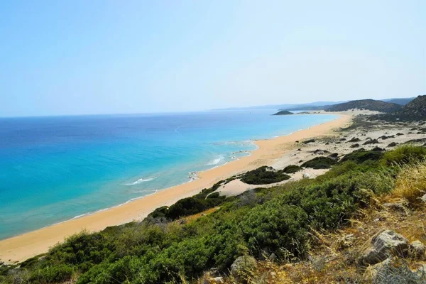 Schöne Zyperns Meerblick Natur Hintergrund — Stockfoto