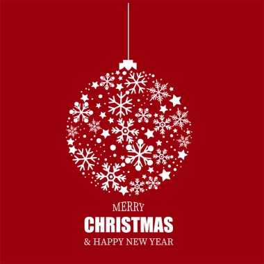 Vektör soyut çokgen noel sembolü.