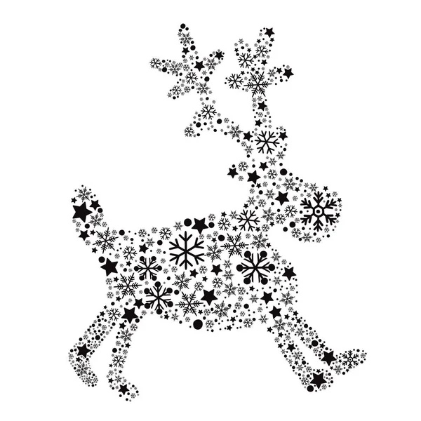 矢量抽象多边形几何圣诞节符号 — 图库矢量图片