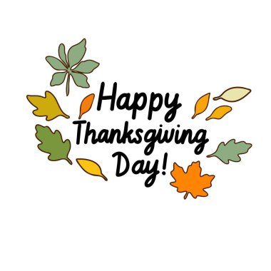 Şükran Günü mektupları yapraklarla dolu.