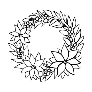 çelenk ve çiçek simgesi, satır biçimi