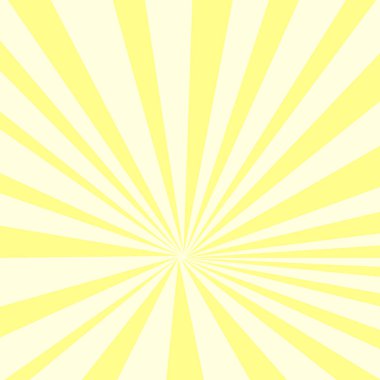 Pop sanat arka plan, sarı güneş ışınları turuncu bir arka plan, vektör puan üzerinde