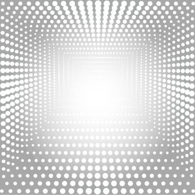 Sıcak gri, beyaz pop sanat retro komik arka plan tarama. Ayna yansıması efekti