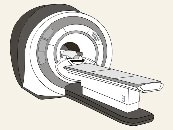 Scanner computerized tomography scanner , magnetic resonance imaging machine, medical equipment. Object Shades of gray — Stock Photo, Image