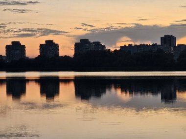 Güzel gün batımı manzarası