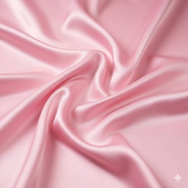 Pembe ipek kumaş. Düğün için arka plan, tebrik kartı. Sevgililer Günü