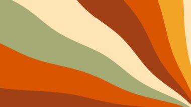 Bu, renkli soyut bir retro-çizgili dalga akış şablonu arkaplanının döngü üzerindeki stok hareketli grafik videosu..