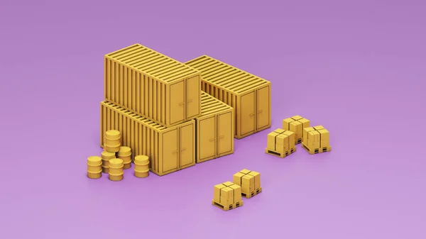 Containers Goods Stock — Stock Photo, Image