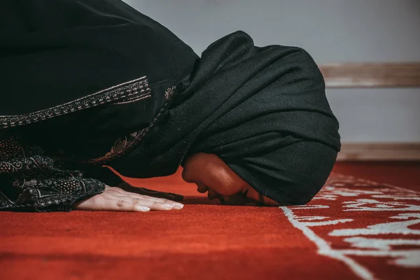 Muslim woman pray in mosque