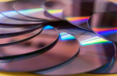 Parlak CD disk deseni.