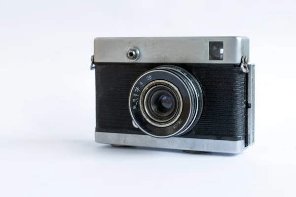 Vintage camera isolated on white background. — Stock Photo, Image