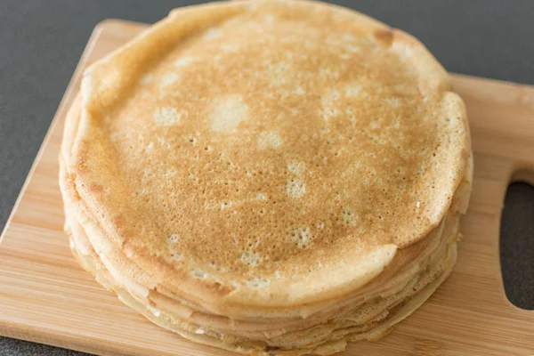 Traditional russian pancakes. — Stock Photo, Image