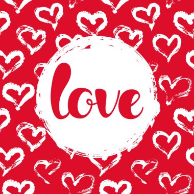 Kalpli kart ve aşk mektupları.