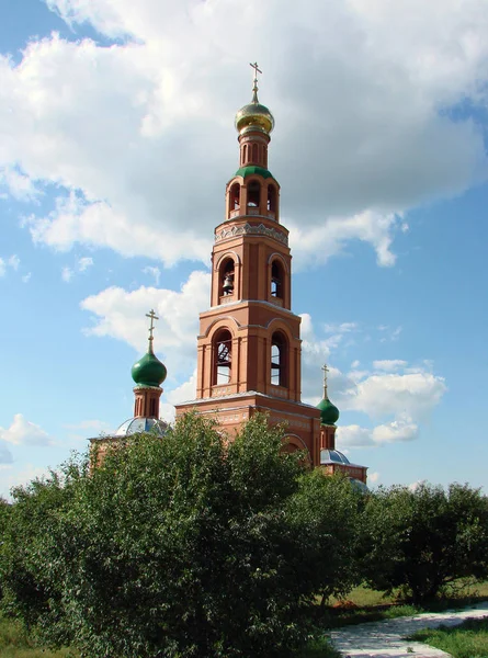 Bell Tower Achair Monastery Omsk Region Siberia Russia — Stock Photo, Image