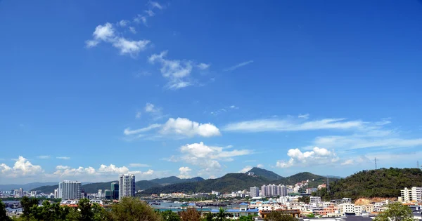 China Hainan Island City Sanya Aerial View — Stock Photo, Image