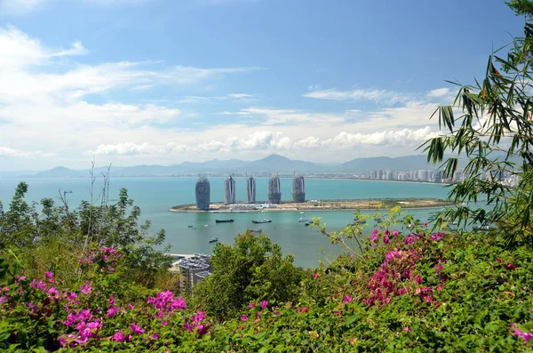 Çin Hainan Adası Sanya Şehir Havadan Görünümü Mayıs 2011 — Stok fotoğraf