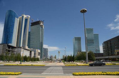 Yeşil Bulvarı Astana'su. Kazakistan