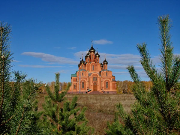 Achair 修道院 鄂木斯克地区 西伯利亚 俄罗斯的教堂 — 图库照片
