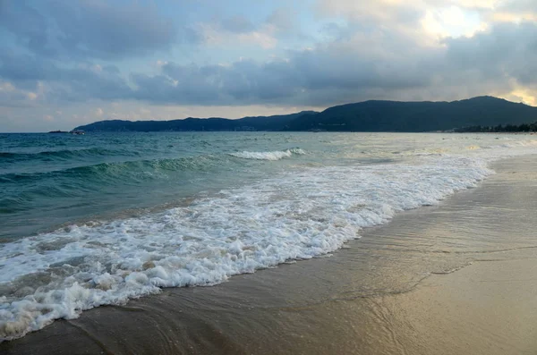 Surfe Baía Yalong Ilha Hainan China Maio 2011 — Fotografia de Stock