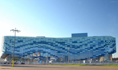 Olimpik Park, Sochi, Rusya Eylül 2014: Sochi macera parkı, kış sporları 