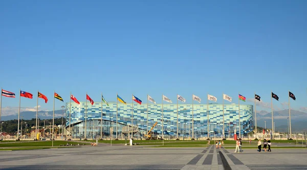 Olimpik Park, Sochi, Rusya Eylül 2014: Sochi macera parkı, kış sporları 