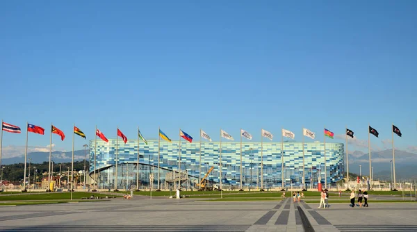 Olimpic Park Soczi Rosja Września 2014 Soczi Adventure Park Pałac — Zdjęcie stockowe