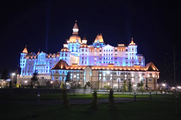 Olimpic Vilage Soczi Rosja Września 2014 Sochi Park Rozrywki Hotel — Zdjęcie stockowe