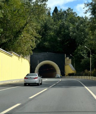 Soçi, Rusya Eylül, 2013: Yol M-27 Sochi Adler, Rusya Federasyonu