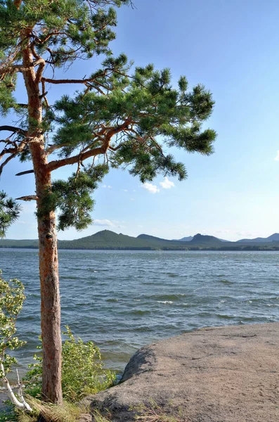 Sjön Borovoe Statliga National Natural Park Burabai Kazakstan — Stockfoto