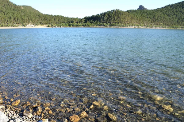 Lago Chebache Parque Nacional Natural Estatal Burabai Kazajstán —  Fotos de Stock