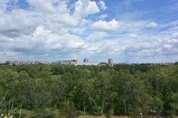 Widok Diabelskim Parku Miasta Omsk — Zdjęcie stockowe
