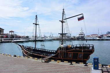 Sochi, Rusya Federasyonu 29 Eylül, Eylül günde 2016:Sea Sochi bağlantı noktası.