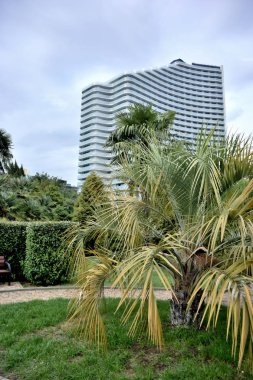 Soçi, Rusya 29 Eylül 2016: Görünümü güzel yer Sochi, Rusya Federasyonu