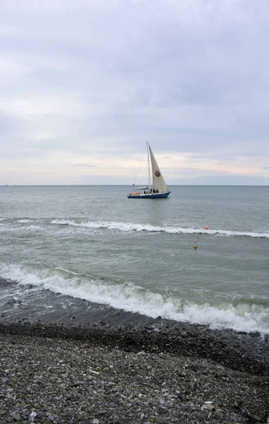 Sochi Russia September 2016 View Beach Sochi Russia — Stock Photo, Image