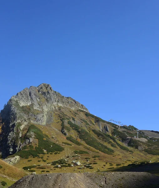 Krasnaya Polyana Sochi Russia Ottobre 2016 Veduta Della Cima Della — Foto Stock