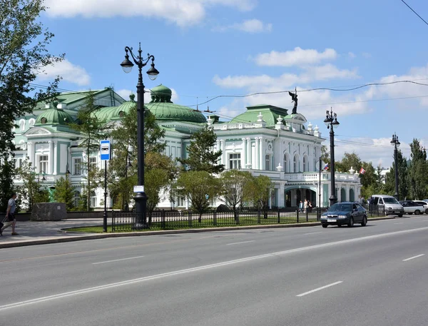Omsk Rusko Červenec 2017 Omsk Státní Akademické Činoherního Divadla — Stock fotografie