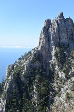 Görünüm Mount Ai-Petri Yalta çevresinde