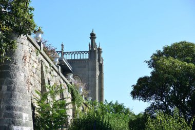 Park Vorontsov Sarayı çevresinde'güzel yerleri