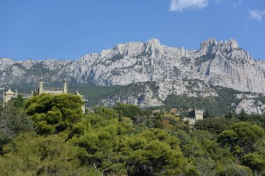 Park Vorontsov Sarayı çevresinde'güzel yerleri