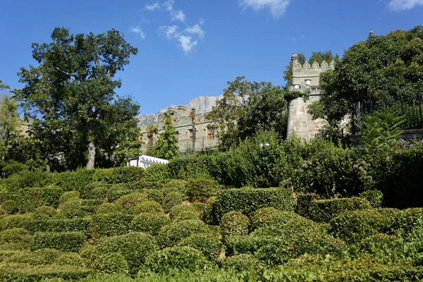 Lugares bonitos no parque Vorontsov Palace, nas proximidades de — Fotografia de Stock