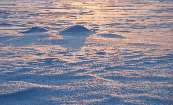 Avond aan de rivier de Irtysh, Omsk, Siberië, Rusland — Stockfoto