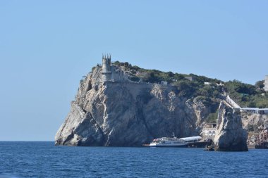 Denizden Yalta şehir görünümünü