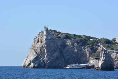 Denizden Yalta şehir görünümünü