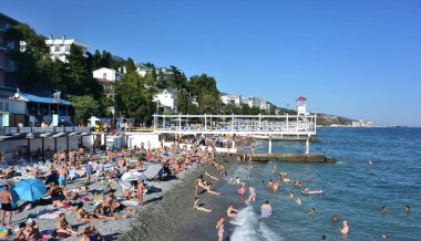 Yalta 'nın Massandra Plajı