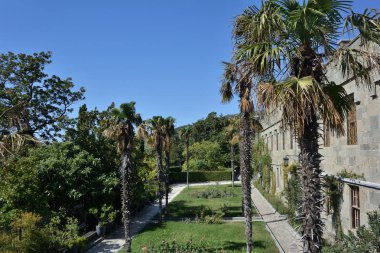 Park Vorontsov Sarayı çevresinde'güzel yerleri