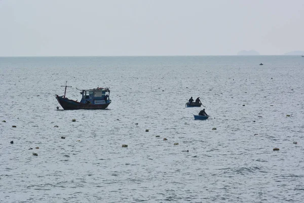 Nha Trang Vietnam Mars 2018 Vue Baie Diamants Mer Chine — Photo