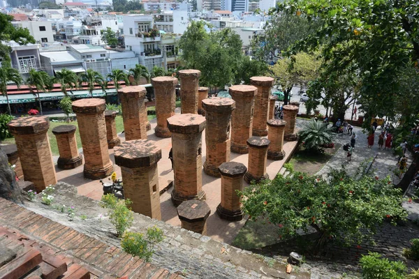 Tempio complesso Ponagar dello stato Champa medievale a Nha Trang — Foto Stock