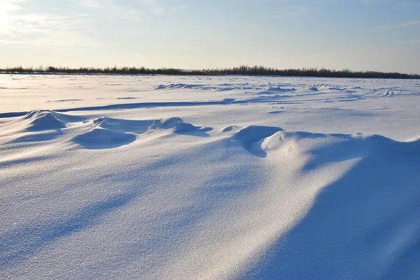 Tarde en el río Irtysh, región de Omsk, Siberia, Rusia —  Fotos de Stock