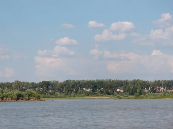 Az Irtysh folyó partján — Stock Fotó